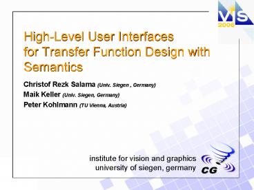 presentation player overlay