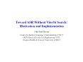 Toward ASR Without Viterbi Search: PowerPoint PPT Presentation