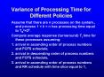 Variance of Processing Time for Different Policies PowerPoint PPT Presentation
