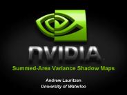 Summed-Area Variance Shadow Maps