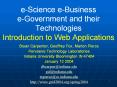 e-Science%20e-Business%20e-Government%20and%20their%20Technologies%20Introduction%20to%20Web%20Applications PowerPoint PPT Presentation