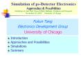 Simulation of ps-Detector Electronics Approaches PowerPoint PPT Presentation