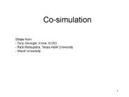 Introduction to co-simulation