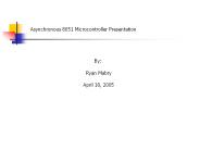 Asynchronous 8051 Microcontroller Presentation