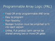 Programmable Array Logic (PAL)