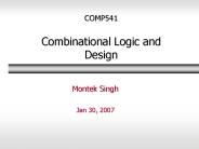 COMP541 Combinational Logic and Design