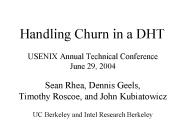 Handling Churn in a DHT