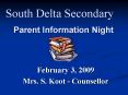 Parent Information Night PowerPoint PPT Presentation