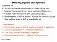 Defining Signals and Systems PowerPoint PPT Presentation