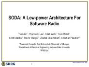 SODA:%20A%20Low-power%20Architecture%20For%20Software%20Radio