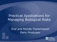 Practical Applications for Managing Biological Risks PowerPoint PPT Presentation