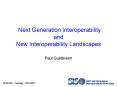 Next Generation Interoperability and New Interoperability Landscapes PowerPoint PPT Presentation