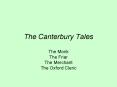 The Canterbury Tales PowerPoint PPT Presentation