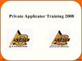 Private Applicator Training 2008