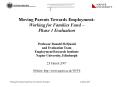 Moving Parents Towards Employment: PowerPoint PPT Presentation