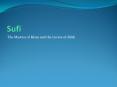 Sufi PowerPoint PPT Presentation