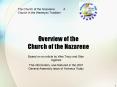 Overview of the Church of the Nazarene PowerPoint PPT Presentation
