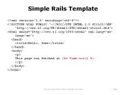 Simple Rails Template
