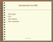 Introduction to XML
