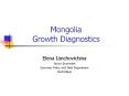 Mongolia Growth Diagnostics PowerPoint PPT Presentation
