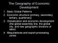 The Geography of Economic Development PowerPoint PPT Presentation