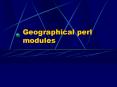 Geographical perl modules PowerPoint PPT Presentation