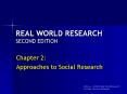 REAL WORLD RESEARCH SECOND EDITION PowerPoint PPT Presentation
