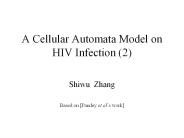 A Cellular Automata Model on HIV Infection (2)