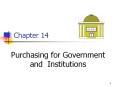 Purchasing for Government and Institutions PowerPoint PPT Presentation