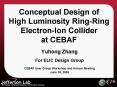 Conceptual Design of High Luminosity Ring-Ring Electron-Ion Collider at CEBAF PowerPoint PPT Presentation