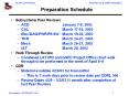 Preparation%20Schedule PowerPoint PPT Presentation