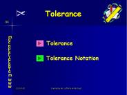 Tolerance