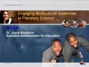 Engaging Multicultural Audiences  in Planetary Science