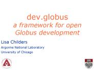 dev'globus a framework for open Globus development
