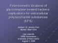 Potentiometric titrations of glycoamylase treated bacteria: implications for extracellular polysacch PowerPoint PPT Presentation