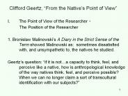 Clifford Geertz, 