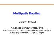 Multipath Routing