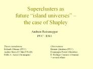Superclusters%20as%20future%20