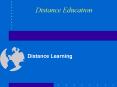 Distance Education PowerPoint PPT Presentation