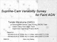 Suprime-Cam Variability Survey for Faint AGN PowerPoint PPT Presentation