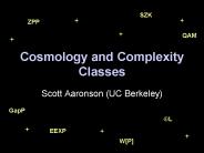 Cosmology and Complexity Classes