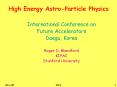 High Energy Astro-Particle Physics PowerPoint PPT Presentation