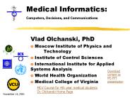 Vlad Olchanski, PhD