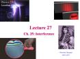 Ch. 35: Interference PowerPoint PPT Presentation