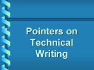 Pointers on Technical Writing