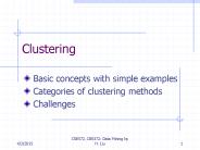 Clustering