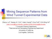 Mining Sequence Patterns from Wind Tunnel Experimental Data
