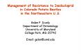 Management of Resistance to Imidacloprid PowerPoint PPT Presentation