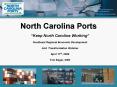 North Carolina Ports PowerPoint PPT Presentation