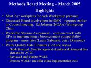 Methods Board Meeting 